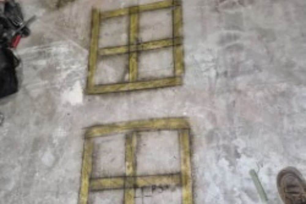 scanning concrete before drilling